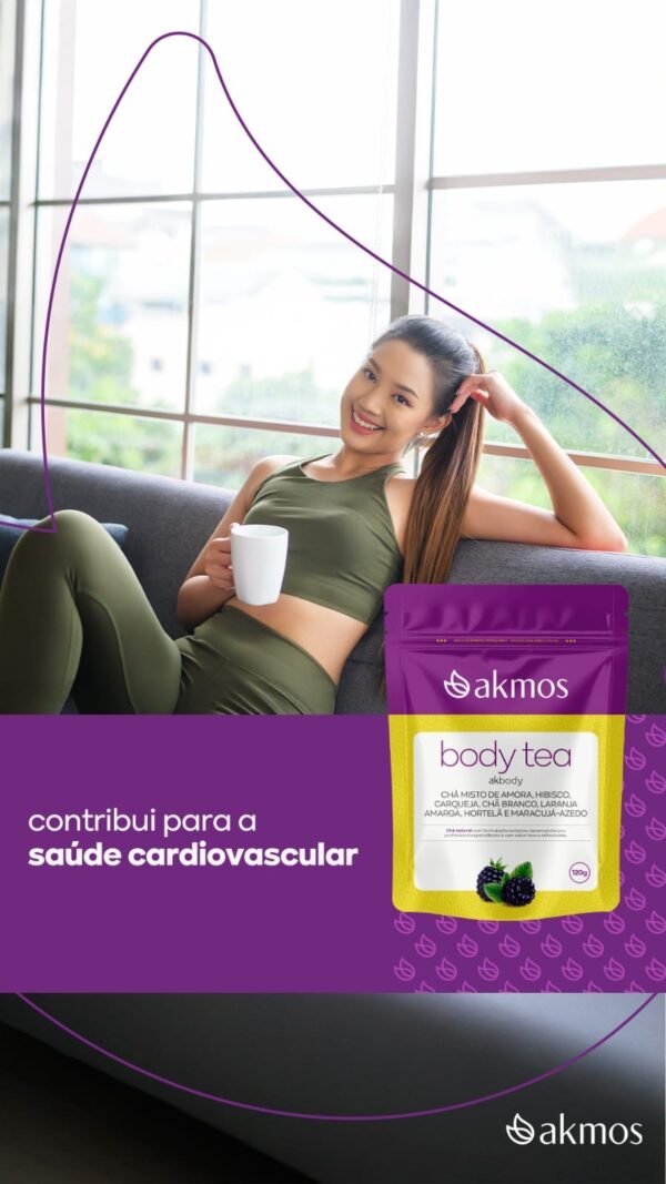 2 Body Tea Akmos Chá Laxativo novo leev tea - Image 5
